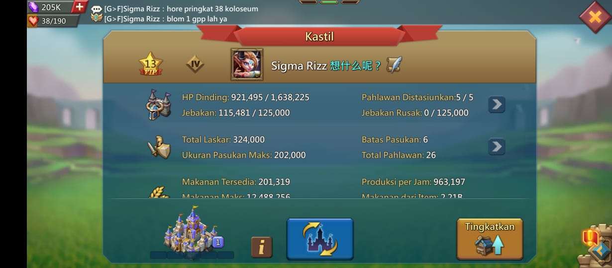 Penjualan akun permainan Lords Mobile Penjualan akun permainan Lords Mobile
